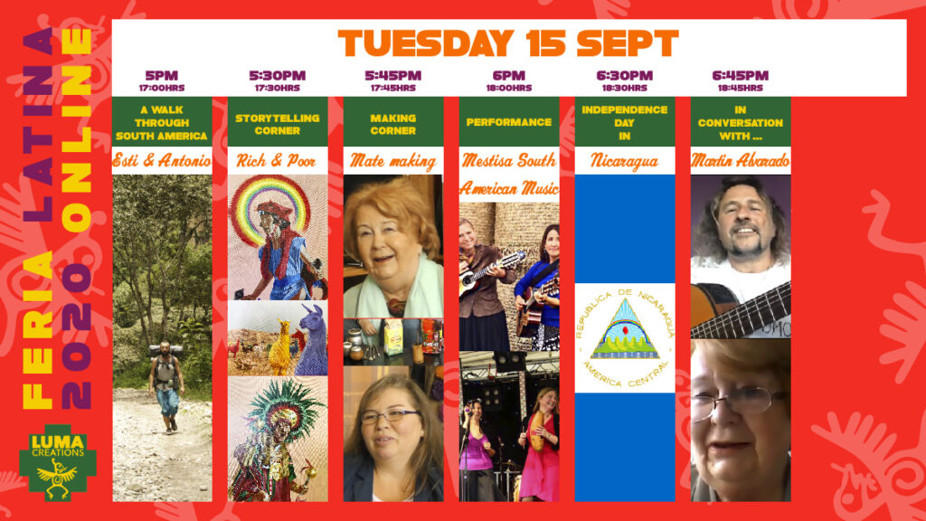 LUMA Feria Latina Tuesday Programme