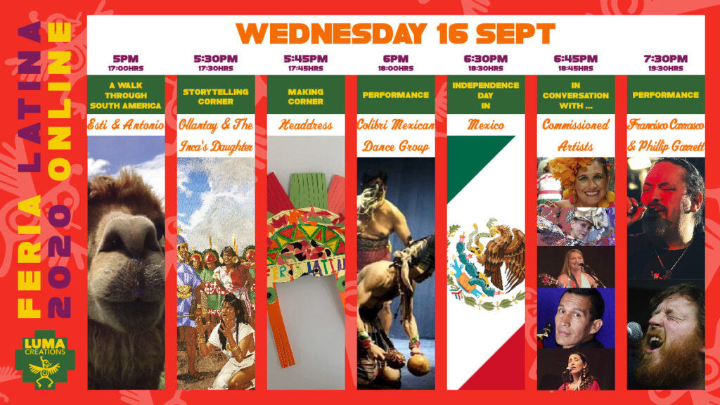 LUMA Feria Latina Wednesday Programme