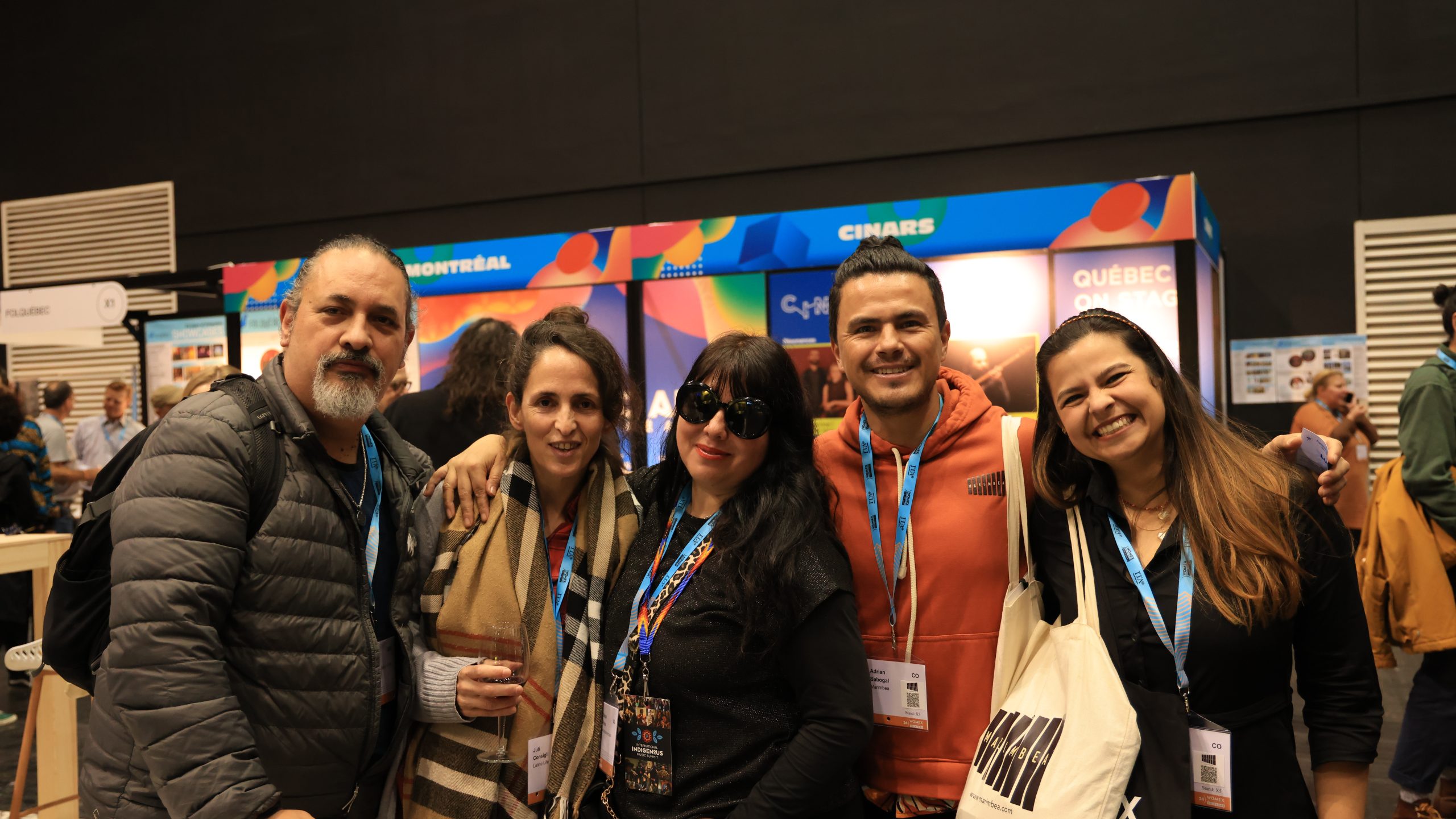 Francisco Carrasco and other delegates at WOMEX 2024