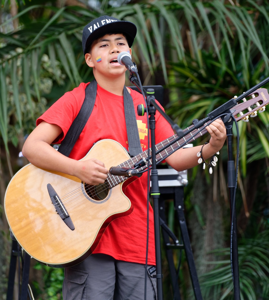 Francisco - Valentino performing taste of latin america - community and family day Alan Bludnell