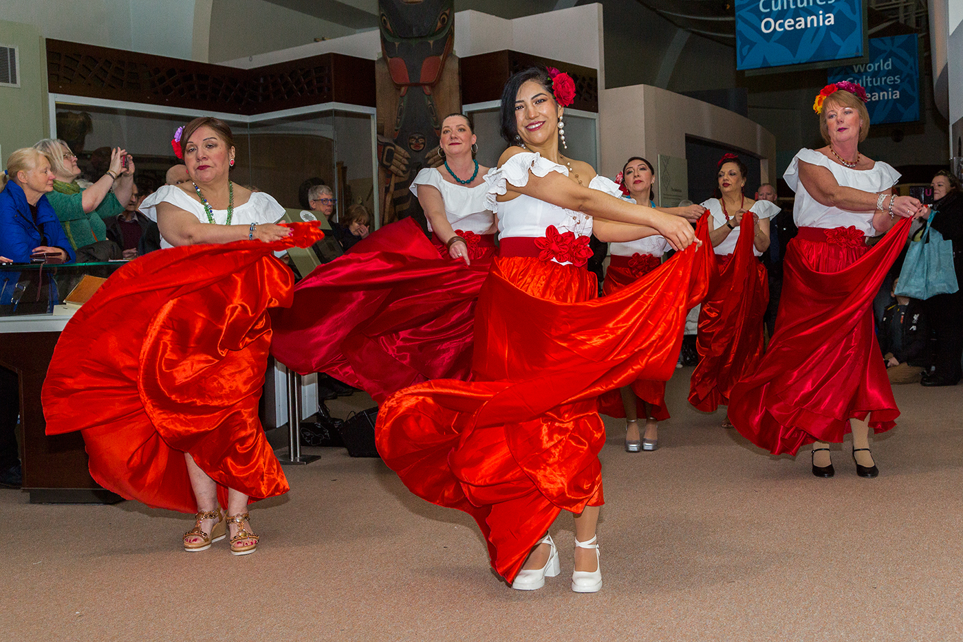 Luma Creations Dancers performing at the launch of Cuerpos del Tiempo - Ian Chantler